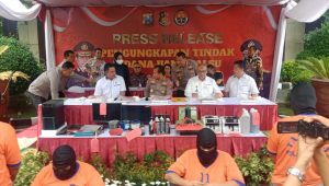 Polda Jatim Ungkap Tindak Pidana Kriminal Peredaran Uang Palsu