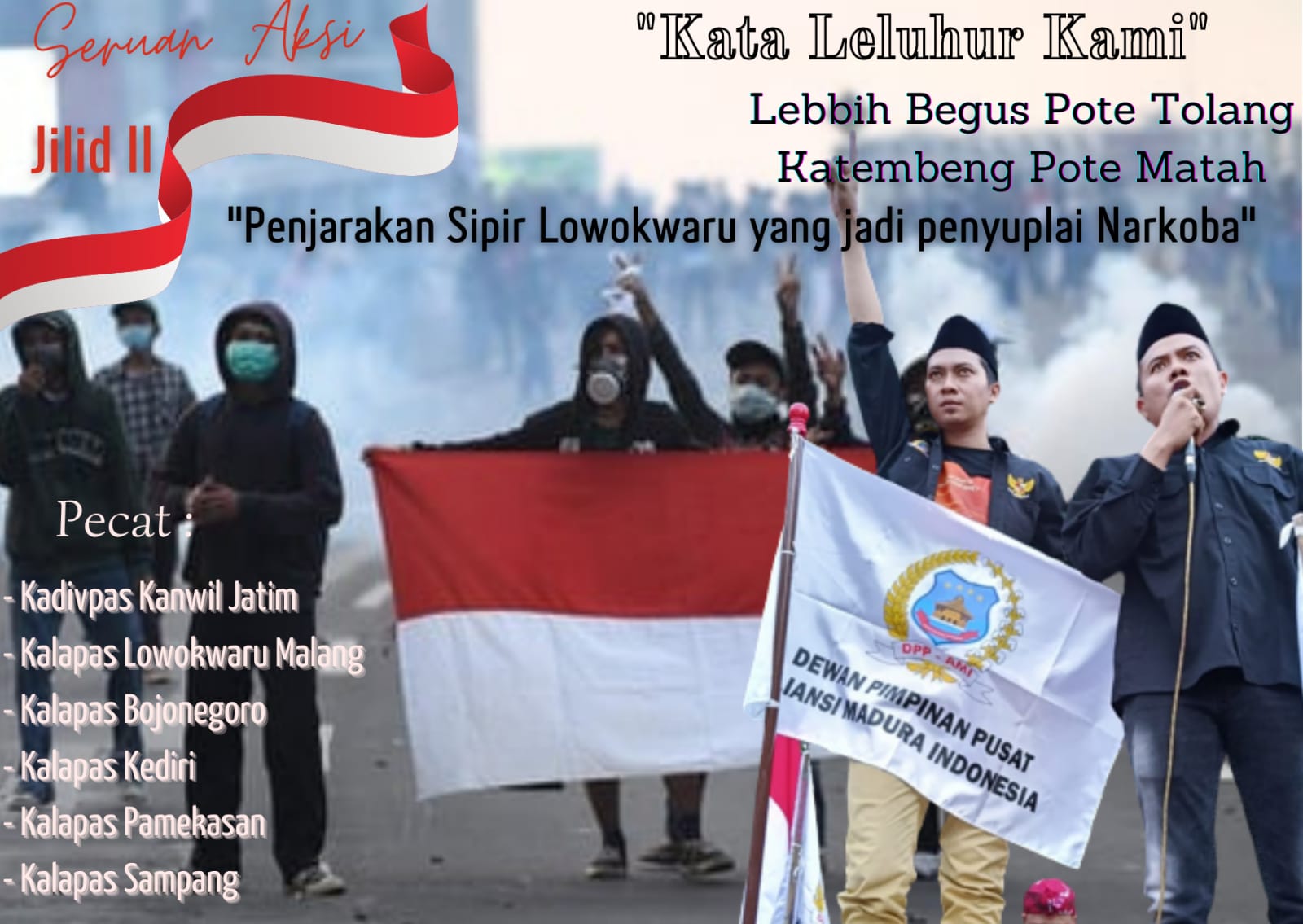 AMI Tidak Akan Berhenti, Sebelum Tikus Lapas se Jatim Mati