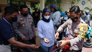 Korban Senang Motor Kembali, Apresiasi Kinerja Polisi