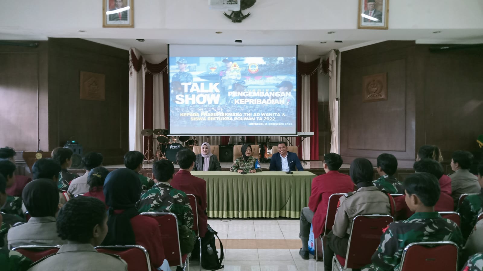 Universitas Sangga Buana Ikuti Talk Show di Pusdik Kowad Kodiklatad