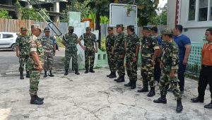 Koramil 0832/07 Wonocolo Beri Latihan Resimen Yudha Putra Untuk PAM NATARU 2022-2023