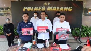 Polres Malang Berhasil Amankan Tersangka Pelemparan Bondet Rumah Petugas Lapas