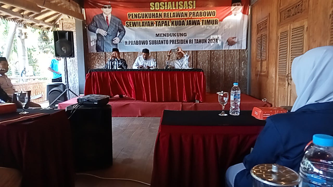 Tim Relawan Pandawa Prabowo Subianto Se-Wilayah Tapalkuda Dikukuhkan