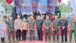 Kary Bakti bank bjb dan TNI AD Bangun Lapangan Sepakbola di Pangandaran