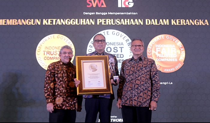 Bank bjb Raih Penghargaan Indonesia Most Trusted Companies