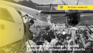 KPK Tangkap Gubernur Papua Lukas Enembe dan Langsung Diterbangkan Ke Jakarta