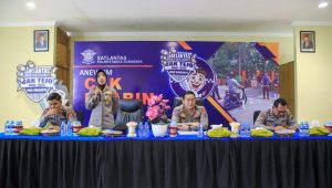 Satlantas Polrestabes Surabaya, Adakan Kegiatan Evaluasi Bersama Kapolres Pelabuhan Tanjung Perak Surabaya