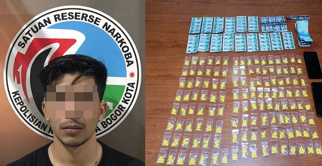Ribuan Barbuk Disita, Pengedar Obat Keras Kembali Ditangkap Polresta Bogor