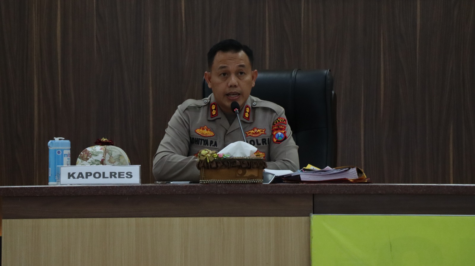 Kapolres Gresik Terjunkan Bhabinkamtibmas Tangkal Informasi Hoax Penculikan Anak