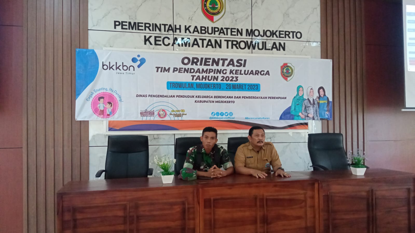 TNI Hadir Dampingi Orientasi Program Stunting