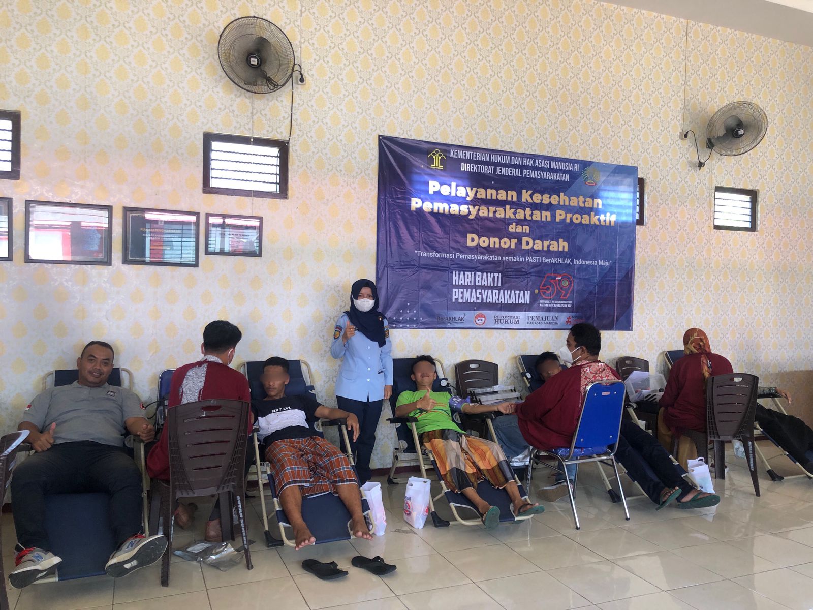 Peringati Hari Bhakti Pemasyarakatan, Rutan Sumenep Gelar Donor Darah