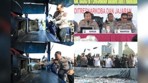 Jelang Ramadhan Polda Jatim Musnahkan Barang Bukti Narkoba