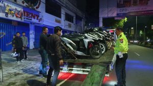 Berantas Balap Liar,Satlantas Polresta Malang Kota Kembali Amankan Puluhan Joki dan Sepeda Motor