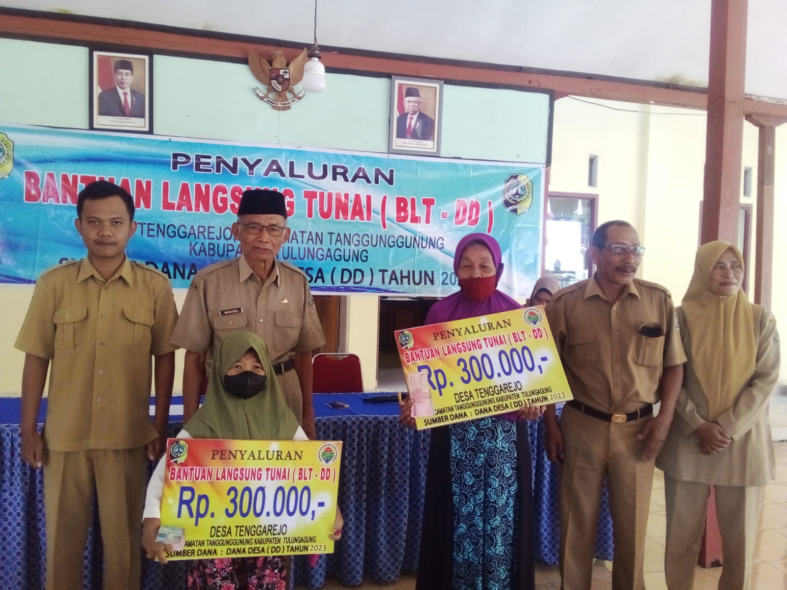 Pemdes Tenggarejo salurkan BLT-DD Bulan April Mei Juni Tahun 2023