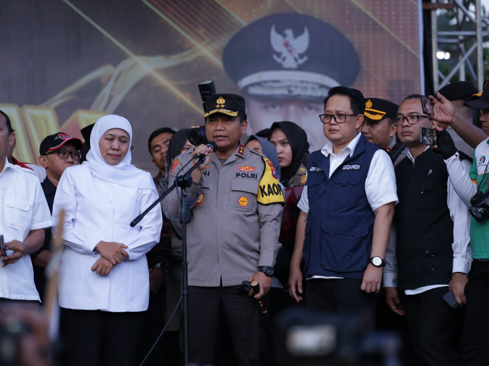 Peringatan Hari Buruh Di Jatim Berjalan Aman Dan Lancar