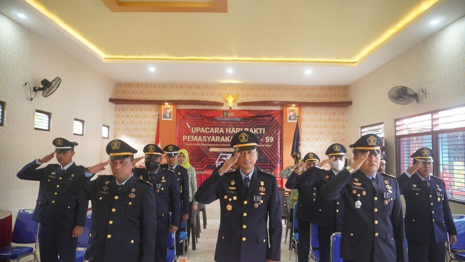 Rutan Sumenep Laksanakan Upacara Peringatan Hari Bakti Pemasyarakatan Ke-59