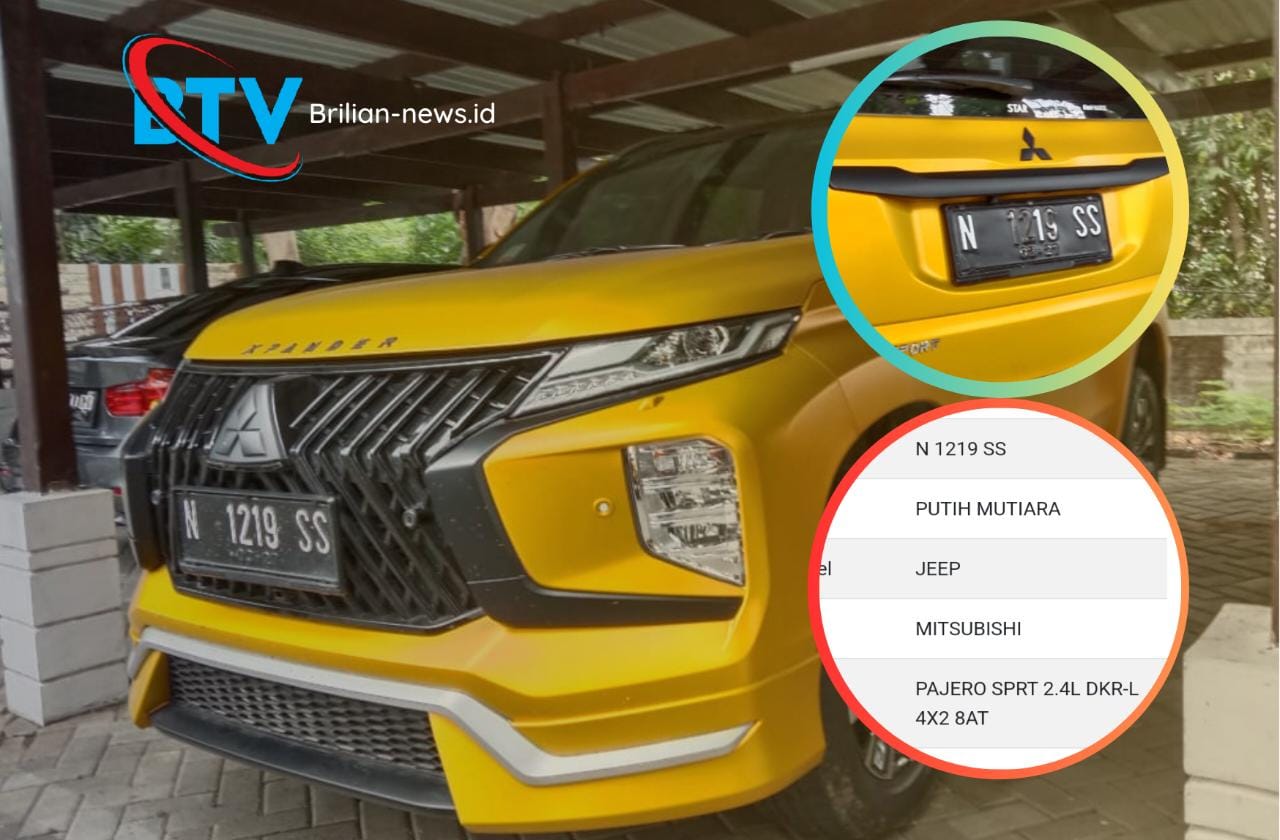 Waoooo..!! Mobil Kuning Keemesan Diduga Milik Salah Satu Anggota DPRD Kabupaten Pasuruan Jadi Sorotan