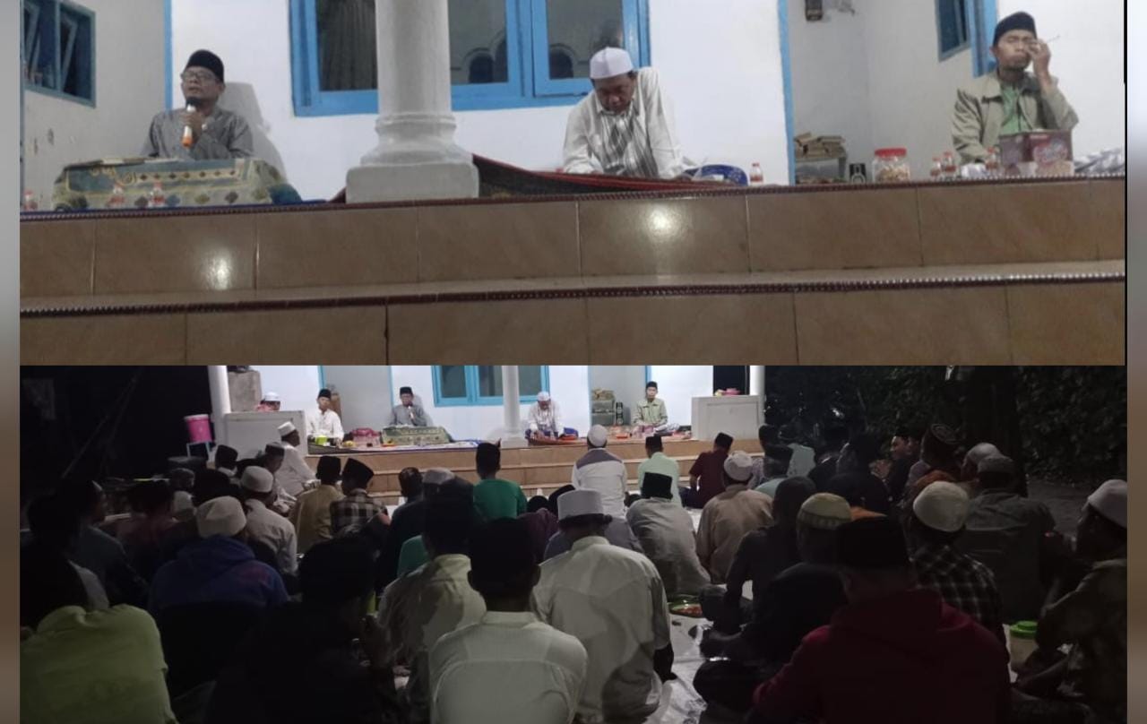 Ratusan Jam’iyah Muta’alimin Desa Orobulu Rembang, Padati Pengajian Rutinan Kitab Fathul Muin