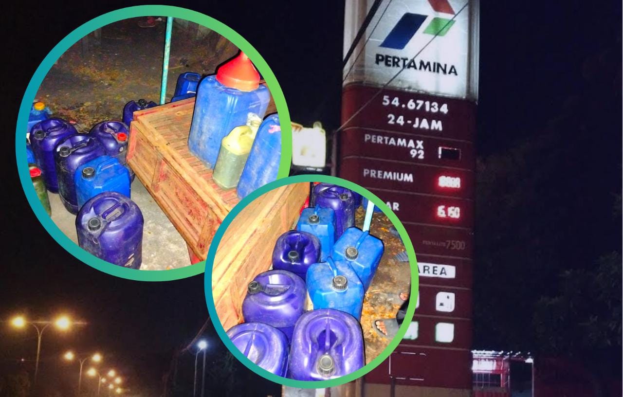 Diduga Ada Upeti, Mafia BBM di Kraton Bebas Bolak Balek Membeli dengan Sepeda Motor Tangki Modifikasi