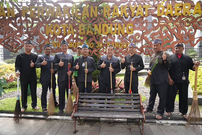 Pagi Ini Staf ASN dan Non ASN Setwan DPRD Gelar Apel dan GPS