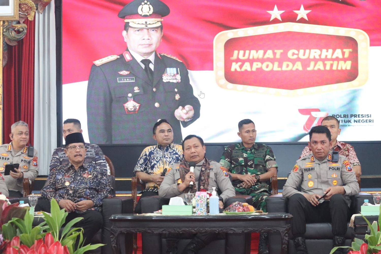 Jumat Curhat Di Bangkalan, Kepala Desa Ucapkan Terima Kasih Kepada Polri