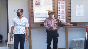 Pastikan Aman Dalam Beribadah, Polsek Kuta Hadir Serta Lakukan Pengamanan Aktivitas Gereja
