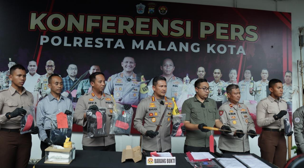 Kurang Dari 24 Jam, Polresta Malang Kota Berhasil Meringkus Pelaku Pembunuhan Di Sukun