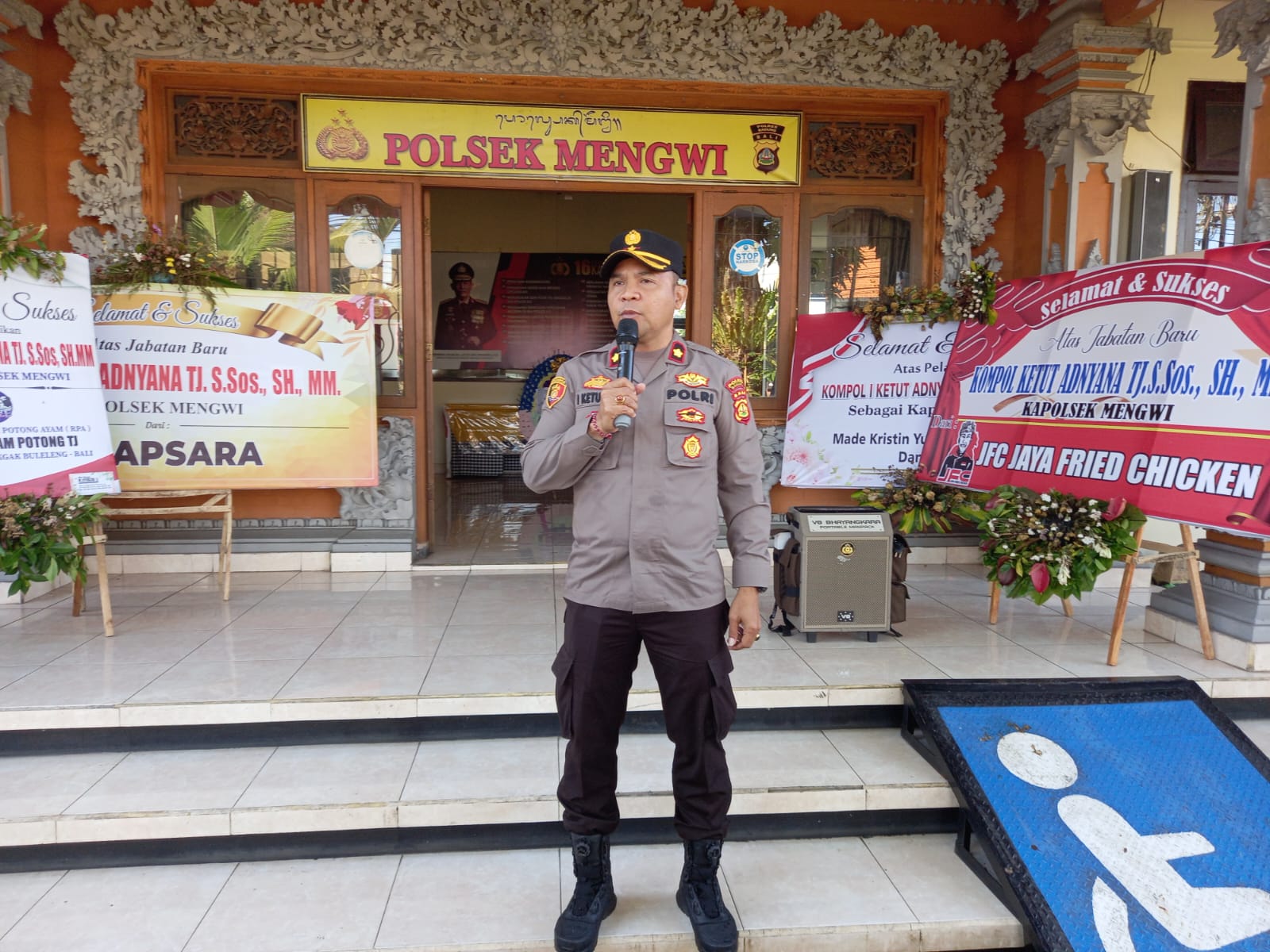 Penekanan Kapolsek Mengwi Saat Apel Jam Pimpinan