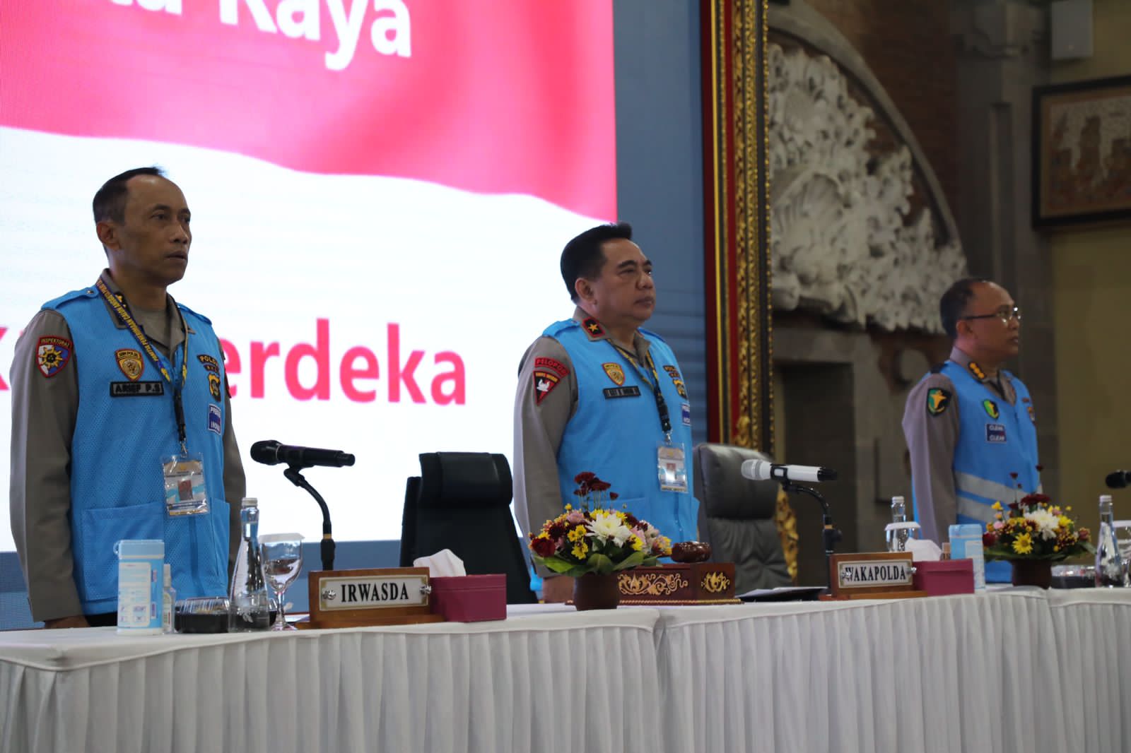 Wakapolda Bali Pimpin Sidang Terbuka Kelulusan Akhir Penerimaan Bintara Polri