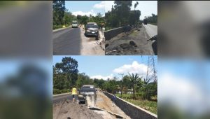 Proyek Pemasangan Batu Dengan Anggaran Miliaran Di Jalan Lumajang-Probolinggo Diduga Amburadul