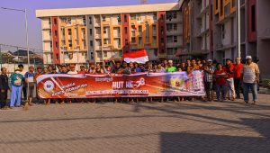 Sambut Kemerdekaan RI – 78, Warga Rusun Indrapura Kibarkan Semangat