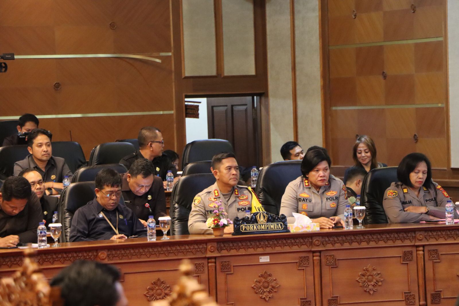 Kapolres AKBP Teguh Priyo Wasono Hadiri Penutupan Sidang Paripurna Masa Sidang Kedua DPRD Kabupaten Badung