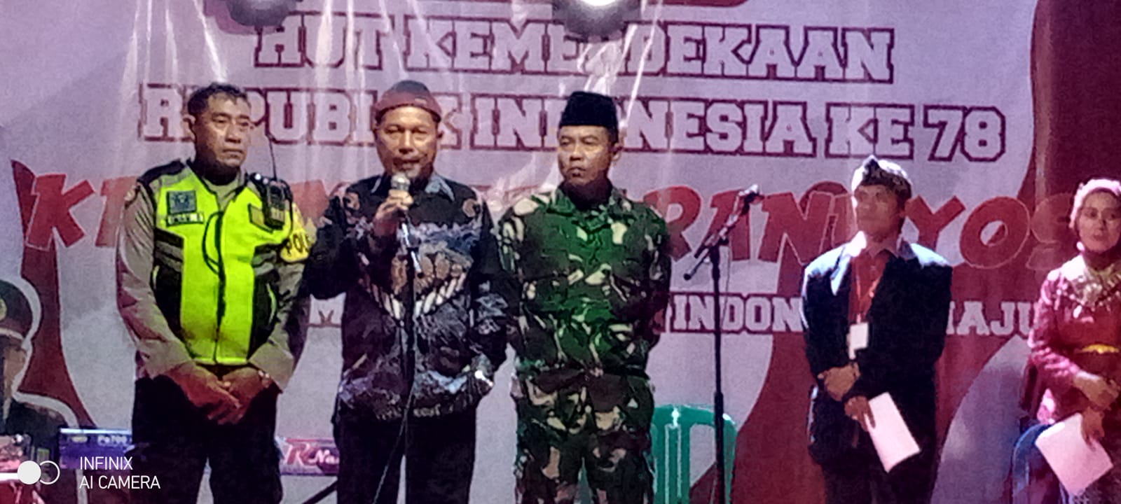 Malam Resepsi HUT Kemerdekaan RI Ke-78 Kecamatan Ranuyoso