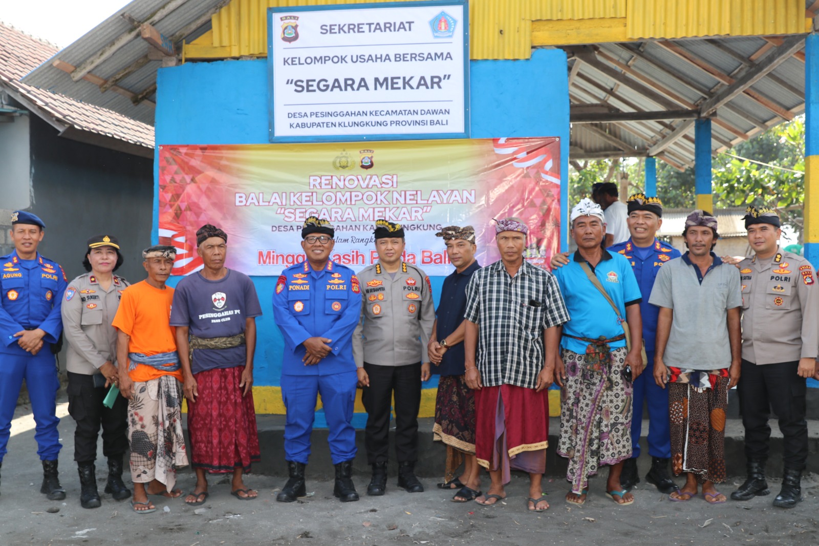 Jalankan Program Kapolri, Dit Polairud Polda Bali Adakan Minggu Kasih Di Pantai Pesinggahan