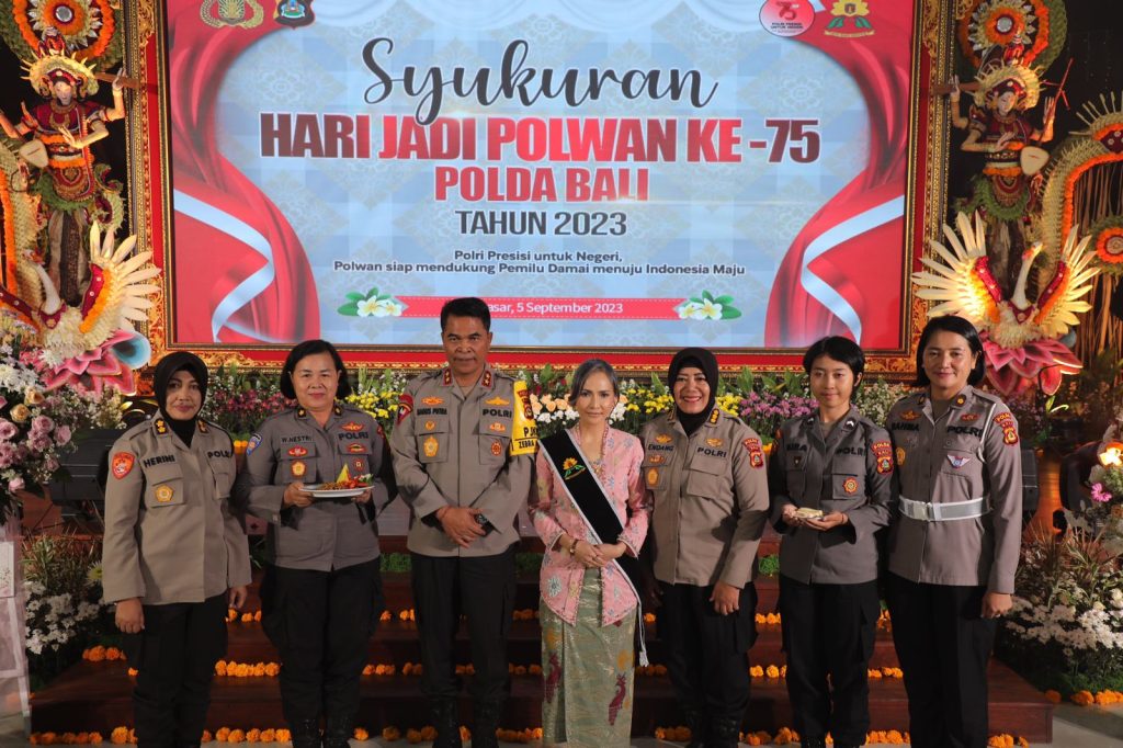 Polda Bali, Adakan Kegiatan Hari Jadi Polwan RI ke 75