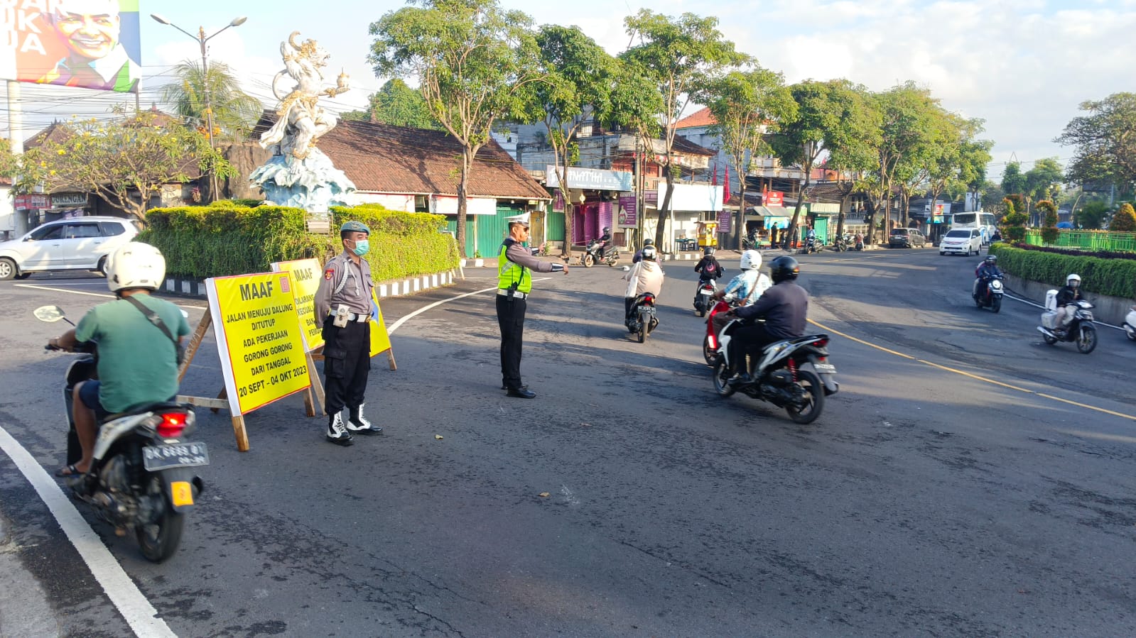 Provost Polres Badung Cek Personil PH Pagi