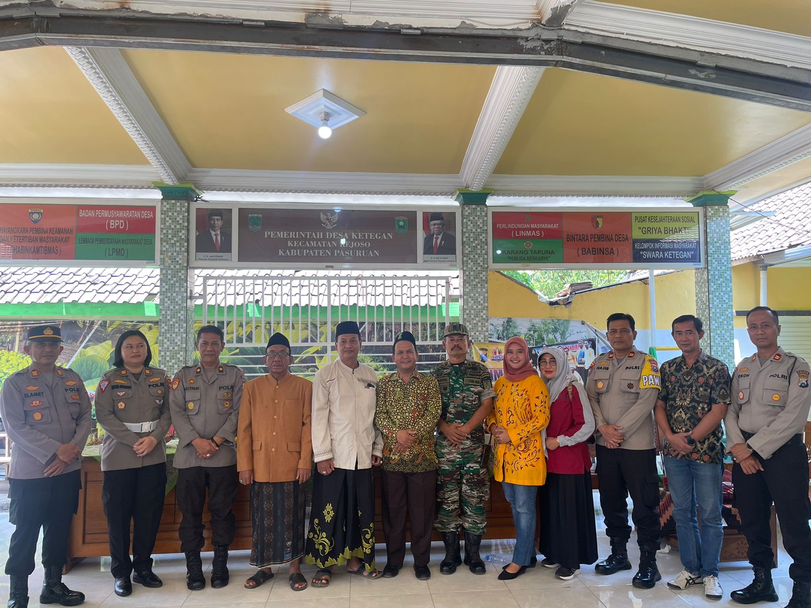 Polres Pasuruan Kota Giat Program Jum’at Curhat di Balai Desa Ketegan Wilayah Hukum Polsek Rejoso