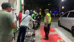 Blue Light Patrol Polsek Abiansemal Sambangi SPBU Latusari