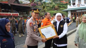 Polres Batu Bersama Forkopimda Siagakan Personel Penanganan Bencana Alam