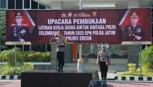 Polres Gresik Buka Diktuba Polri Gelombang II Tahun 2023