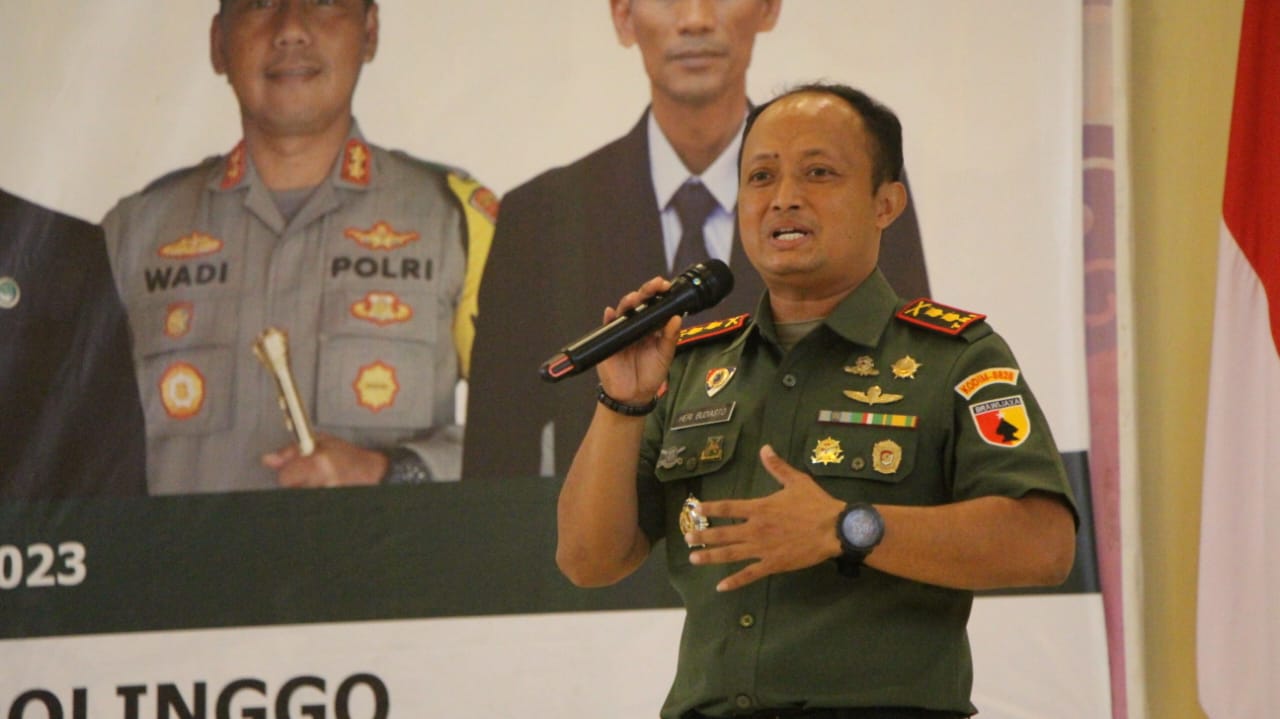 Dandim Probolinggo Letkol Arm Heri Budiasto Hadiri Dialog Dengan Tokoh Pemuda