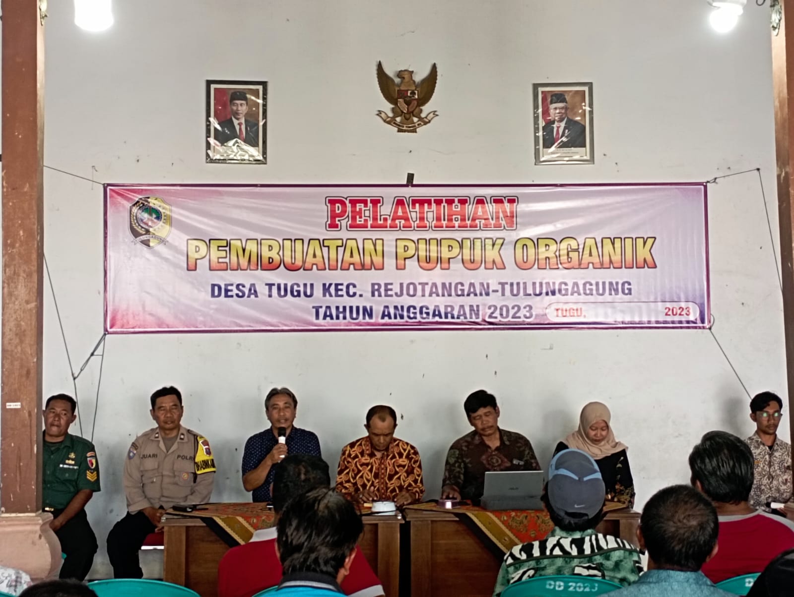 Tingkatkan Pendapatan Petani Pemdes Tugu Menggelar Pelatihan Pembuatan Pupuk Organik Cair