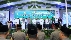 Polres Gresik Gelar Istighosah dan Doa Bersama Dalam Rangka Pengamanan Pemilu 2024