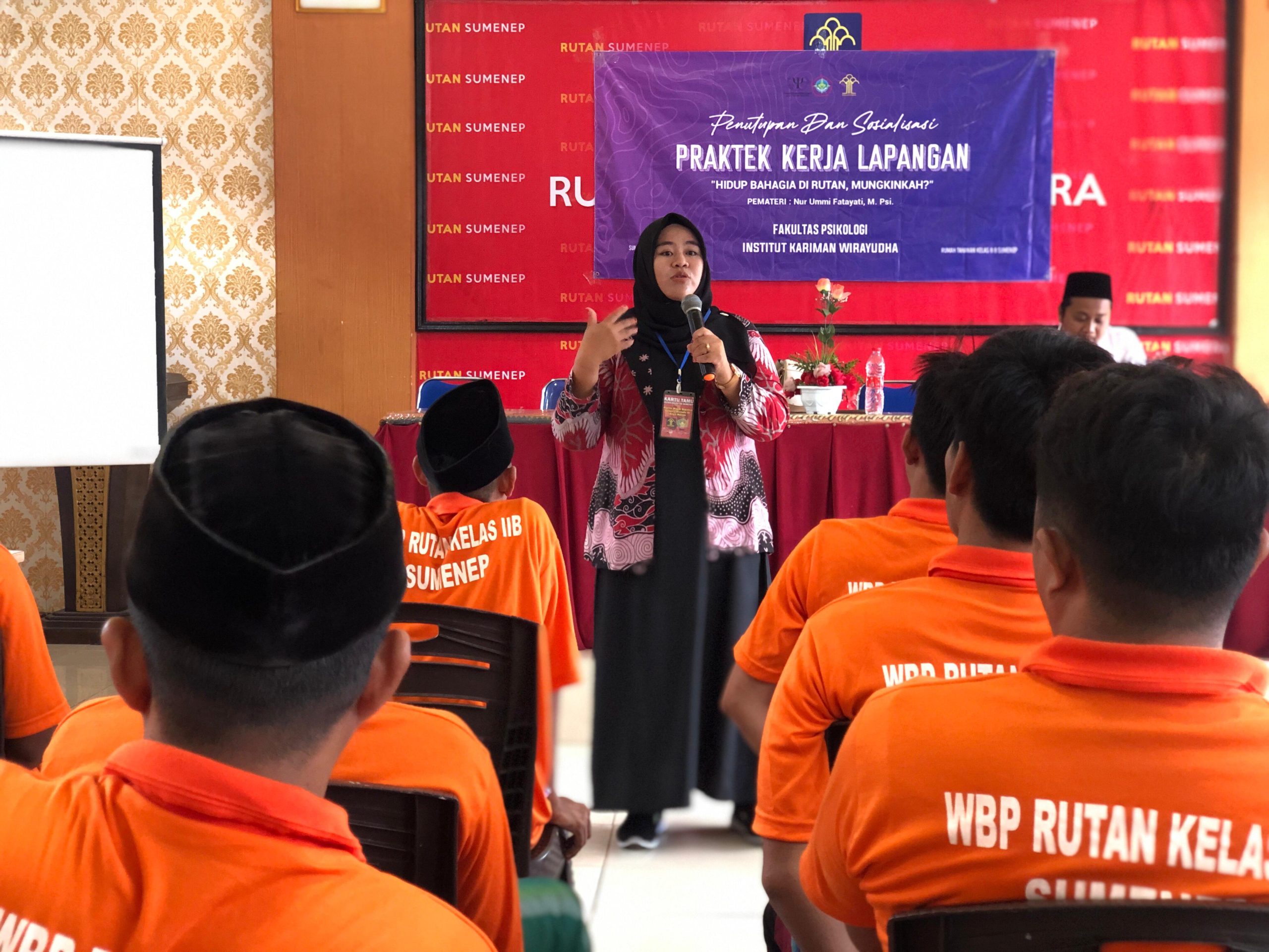 “Bahagia di Rutan, Mungkinkah?” Sosialisasi Psikologis Untuk WBP Rutan Sumenep
