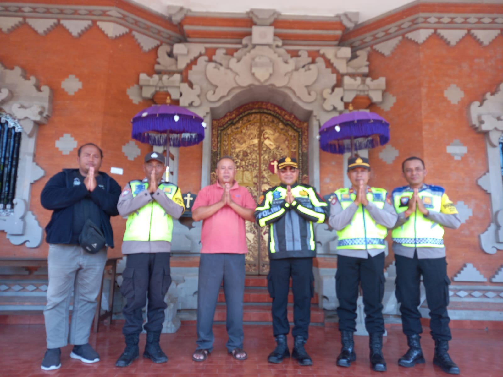 Kapolsek Mengwi Melakukan Pengecekan di Setiap Gereja Menjelang Hari Nataru