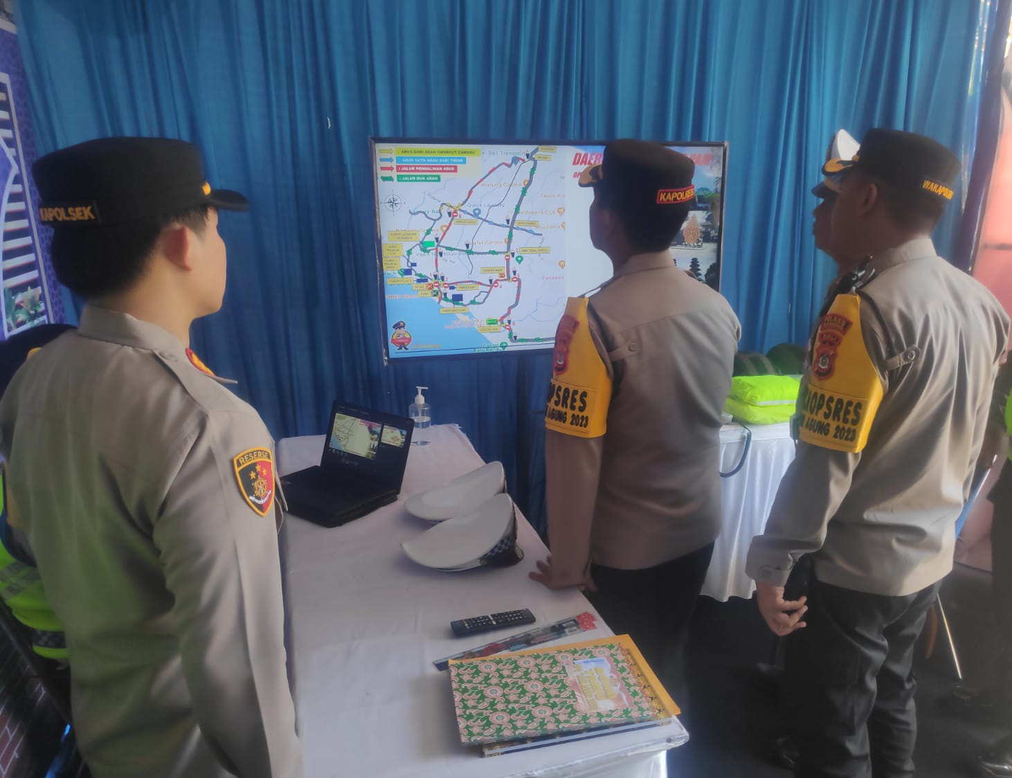 Beri Rasa Aman, Kapolres Badung Turun Langsung Cek Pos Pengamanan Nataru