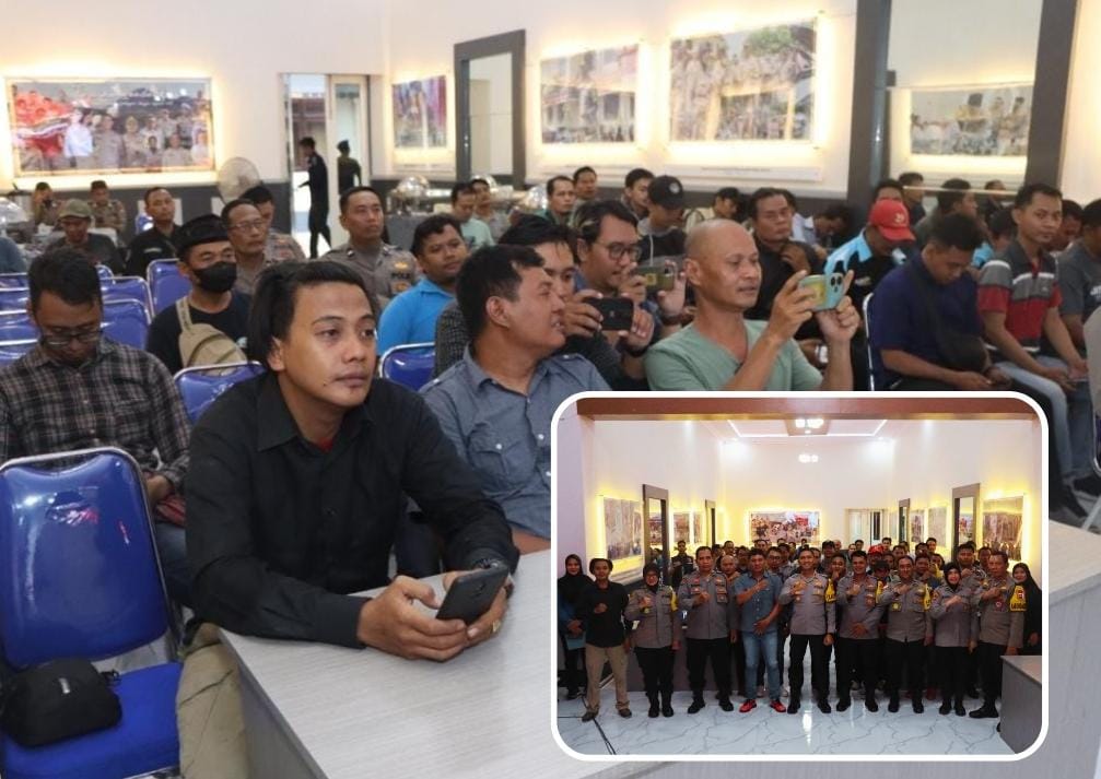 Kapolres Pasuruan AKBP Bayu Pratama Gubunagi Memimpin Langsung Realese Jelas Pergantian Tahun