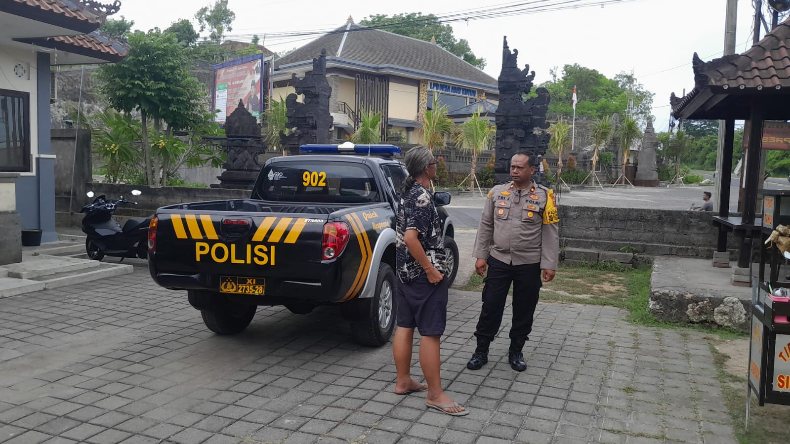 Kapolsek Kuta Selatan Cek Kesiapan Pospol Jelang Masa Kampanye 