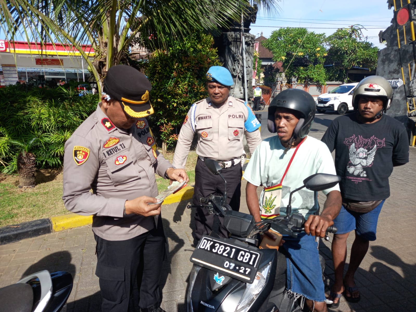 Kapolsek Mengwi Pimpin Hunting Sasar Kenalpot Brong