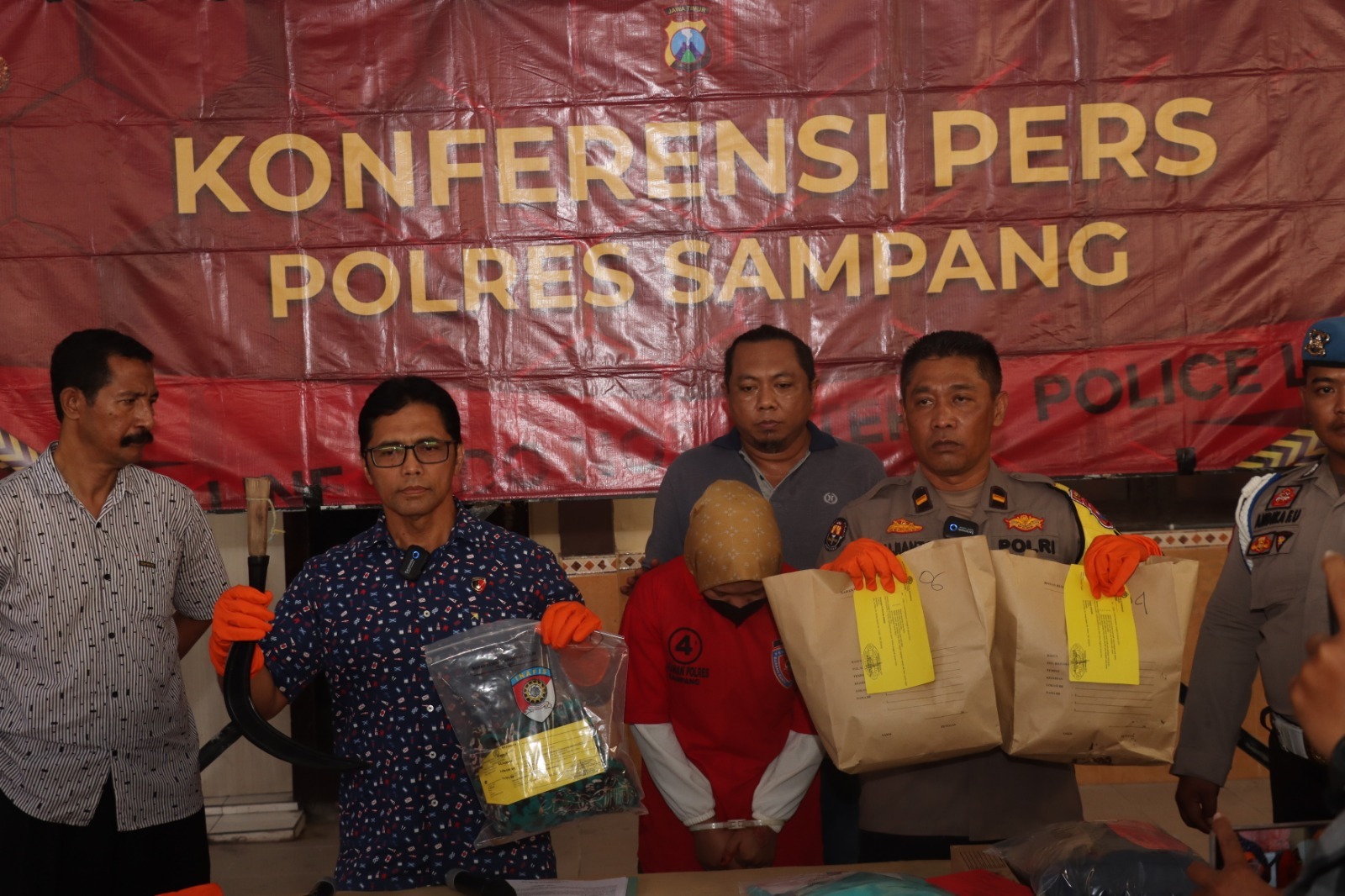 Polres Sampang Amankan Wanita Pelaku Pembunuhan di Desa Karanggayam Omben